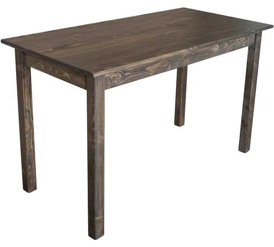 Стол из массива сосны Solarius Классика, лакированный, цвет венге, 120x60 см stolklass12060ven 1
