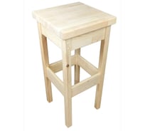 Табурет Solarius барный Классика деревянный, без шлифовки и покраски 210-10021