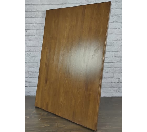 Столешница деревянная для стола Solarius 120x75x4 см, цвет тёмный дуб Stsosna12075dub