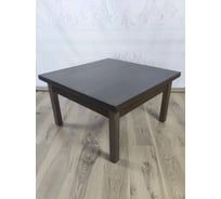 Стол журнальный квадратный Solarius Классика из массива сосны 40 мм, 80x80x46 см, цвет венге 601-10011