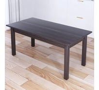 Стол журнальный Solarius Классика со столешницей цвета венге из массива сосны 20 мм и ножками цвета венге, 110x60x44 см 601-10049