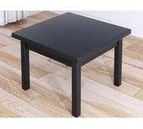 Стол журнальный квадратный Solarius Классика из массива сосны 40 мм 70x70x46 см, цвет антрацит 601-10014