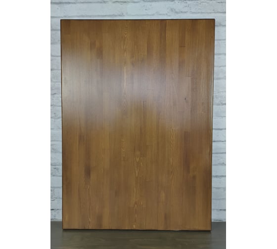 Столешница деревянная для стола Solarius 120x70x4 см, цвет тёмный дуб Stsosna12070dub