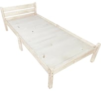 Кровать односпальная Solarius Классика Компакт сосновая, со сплошным основанием, без шлифовки и покрытия, 90x190 см kompakt90net-190-full