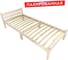 Кровать односпальная Solarius Классика Компакт сосновая, с ортопедическим основанием, лакированная, 70x200 см ortokompakt70lak 1