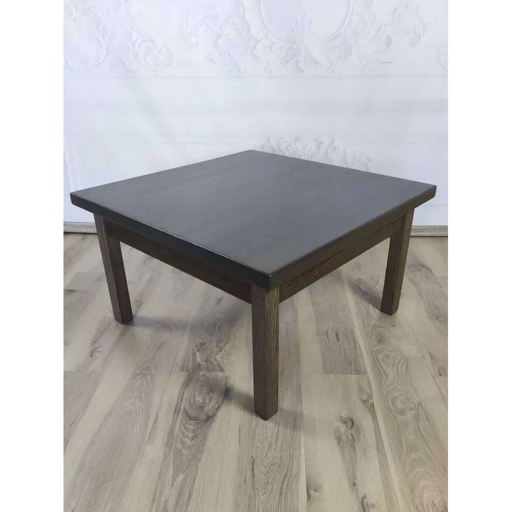 Стол журнальный квадратный Solarius Классика из массива сосны 40 мм ...