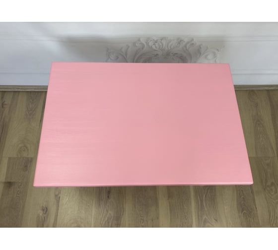 Столешница деревянная для стола Solarius 120x75x4 см, цвет розовый 800-10045