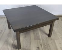 Стол журнальный квадратный Solarius Классика из массива сосны 40 мм 70x70x46 см, цвет венге 601-10018