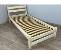 Кровать односпальная Solarius Мишка из массива сосны, с ортопедическим основанием, 90x190 см 410-100004-190