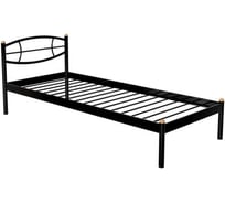 Кровать Дивометал Аура 200x90 см, коричневый, металлическое основание 00-00011273