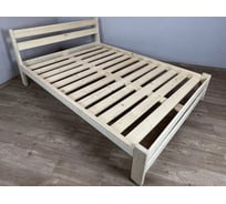 Кровать Solarius Мишка усиленная из массива сосны с основанием 200x120 см (габариты 210x130) mkrovat120