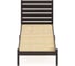 Кровать односпальная Solarius Классика Компакт из массива сосны с высокой спинкой и сплошным основанием, цвет венге, 70x190 см kompakt-spin70venge-190-full 3
