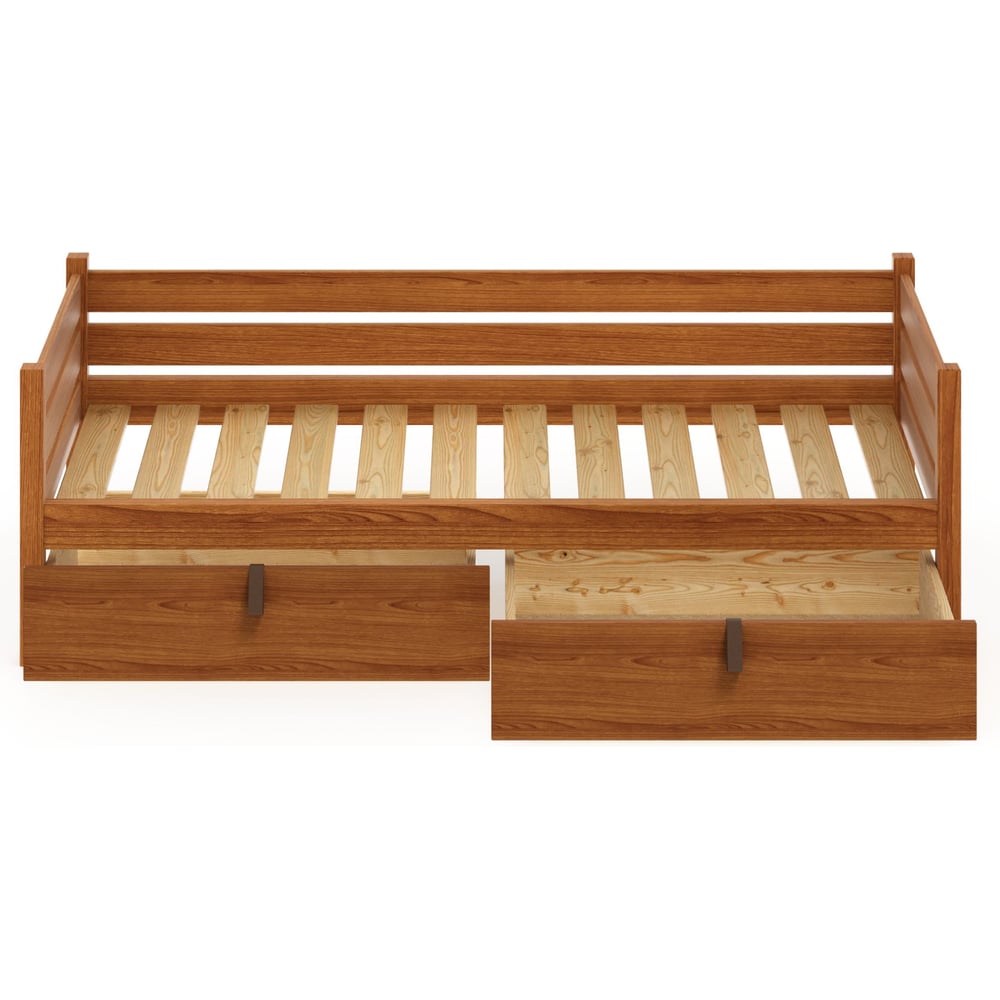 Тахта односпальная Solarius из массива сосны с реечным основанием ...