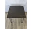 Стол Solarius Loft квадратный, из массива сосны, 40 мм, на шпильках, 80x80x75 см, цвет венге 710-10012 3