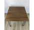Стол Solarius Loft квадратный, из массива сосны, 40 мм, на шпильках, 60x60x75 см, цвет темный дуб 710-10001 2