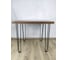 Стол Solarius Loft квадратный, из массива сосны, 40 мм, на шпильках, 60x60x75 см, цвет темный дуб 710-10001 3