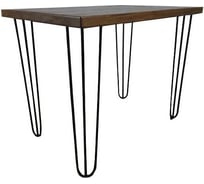Стол Solarius Loft из массива сосны, на шпильках, 120x80 см, цвет Темный дуб stloftshpil12080temdub