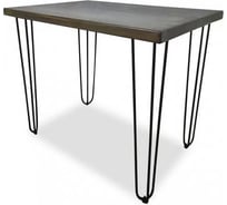 Стол Solarius Loft из массива сосны, на шпильках, 90x60 см, цвет Венге stloftshpil9060ven