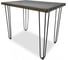 Стол Solarius Loft из массива сосны, на шпильках, 110x60 см, цвет Венге stloftshpil11060ven 1