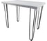 Стол Solarius Loft из массива сосны, на шпильках, 110x60 см, цвет Белый stloftshpil11060bel 1