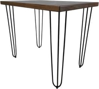 Стол Solarius Loft из массива сосны, на шпильках, 90x60 см, цвет Темный дуб stloftshpil9060temdub