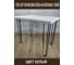Стол Solarius Loft из массива сосны, на шпильках, 120x60 см, цвет Белый stloftshpil12060bel 2