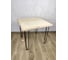 Стол Solarius Loft квадратный, из массива сосны, 40 мм, на шпильках, 60x60x75 см, не крашеный 710-10007 4