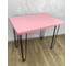 Стол Solarius Loft из массива сосны, 40 мм, на шпильках, 120x60x75 см, цвет розовый 710-10005 2