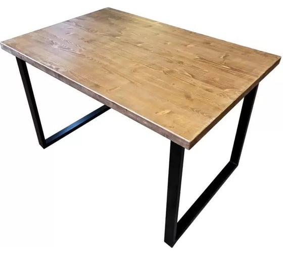 Стол Solarius Loft из массива сосны, 110x60 см, цвет темный дуб stloft11060temd 1