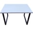 Стол Solarius Loft из массива сосны, 90x60 см, цвет белый stloft9060white 3