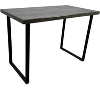 Стол Solarius Loft из массива сосны, 120x80 см, цвет венге stloft12080ven