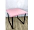 Стол Solarius Loft квадратный, из массива сосны, 40 мм, 80x80x75 см, цвет розовый 700-10014 3