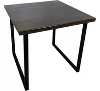 Стол Solarius Loft квадратный, из массива сосны, 40 мм, 80x80x75 см, цвет венге 700-10016