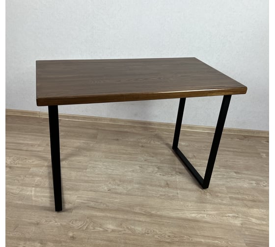Стол Solarius Loft из массива сосны, 120x60 см, цвет темный дуб stloft12060