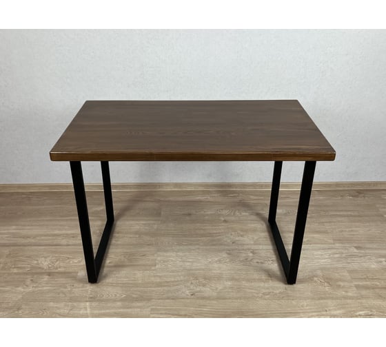 Стол Solarius Loft из массива сосны, 120x60 см, цвет темный дуб stloft12060