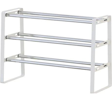 Этажерка для обуви UniStor LONGY трёхъярусная, раздвижная 63.5-117.5 см.   211089