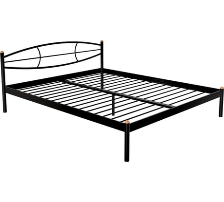 Кровать Дивометал Аура 200x120 см, белый, металлическое основание 00-00002306
