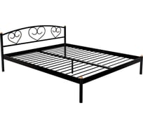 Кровать Дивометал Дарина 200x120 см, белый, металлическое основание 00-00003280