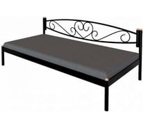 Тахта Дивометал Мемори 200x180 см, желтый, металлическое основание 00-00007046