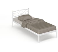 Кровать Дивометал Нео 200x90 см, белый, металлическое основание 00-00004135