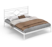 Кровать Дивометал Мираж 200x120 см, белый, металлическое основание 00-00003109