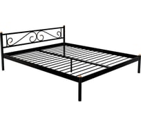 Кровать Дивометал Шарм 200x180 см, золото, металлическое основание 00-00002161