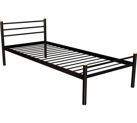 Кровать Дивометал Экспо 200x90 см, белый, металлическое основание 00-00009419