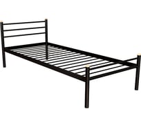 Кровать Дивометал Экспо 200x90 см, желтый, металлическое основание 00-00009421