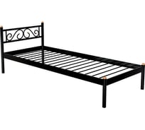 Кровать Дивометал Шарм 200x90 см, желтый, металлическое основание 00-00002178