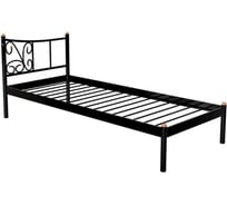 Кровать Дивометал Лилия 200x90 см, желтый, металлическое основание 00-00002983