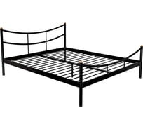 Кровать Дивометал Брио 200x120 см, серый матовый, металлическое основание 00-00010975