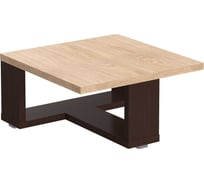 Стол журнальный SKYLAND CT 884 Дуб Девон/Венге Магия, 800x800x400 COFFEE 00-07015305
