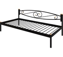 Тахта Дивометал Волна 200x160 см, золото, металлическое основание 00-00006598