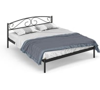 Кровать Дивометал Оптима 200x160 см, черный, металлическое основание 00-00001544
